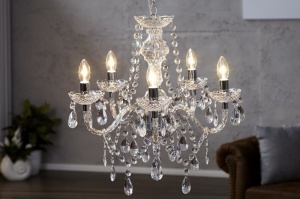 CANDELABRU KARAT 1451, CU 5 BRATE, TRANSPARENT, DESIGN CLASIC
