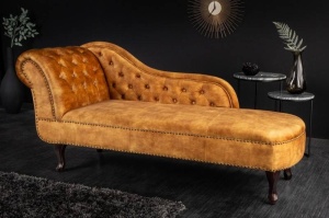 COLTAR CHESTERFIELD 170CM, DE CATIFEA GALBEN MUSTAR, ARTIM GROUP SELECTION