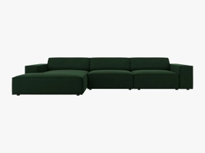 COLTAR JODIE, STANGA, 4 LOCURI, 284 CM, DIVERSE CULORI SI MATERIALE, DESIGN DEOSEBIT - Img 6