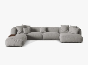 COLTAR MARTINA STANGA, 4+ LOCURI, 406 CM, DIVERSE CULORI SI MATERIALE, DESIGN DEOSEBIT - Img 2
