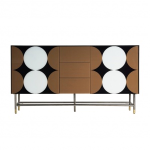 COMODA HANNES REF. 29397, DIN METAL SI MDF, STIL MODERN, VIC