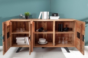 COMODA LIVING, AMAZONAS 150CM, DIN LEMN MASIV DE SALCAM, ARTIM GROUP SELECTION - Img 2