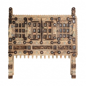 CONSOLA BEPEA REF. 29970,DIN LEMN DE TEC, STIL VINTAGE, VIC
