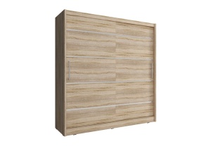 DULAP MAJA 200 STEJAR SONOMA DESIGN MODERN PSK