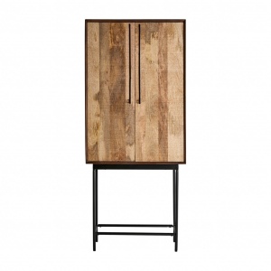 DULAP TRAP REF. 29670, DIN LEMN MASIV DE MANGO SI METAL, STIL VINTAGE, VIC