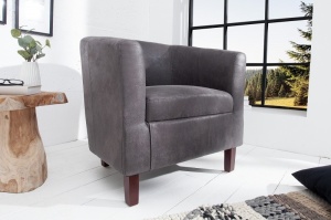 FOTOLIU CONFORTABIL ELEGANT HEMINGWAY GRI VINTAGE 38476, DESIGN MODERN