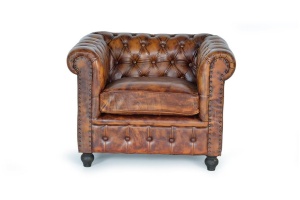 FOTOLIU, DE CULOARE MARO, DIN PIELE, STIL CHESTERFIELD, DESIGN INDUSTRIAL - Img 4