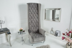 FOTOLIU DESIGN SUPERB ROYAL GRI ARGINTIU 38967 STIL VINTAGE