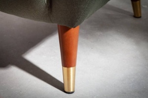 FOTOLIU STIL CHESTERFIELD , DON VERDE, DIN TEXTIL - Img 5