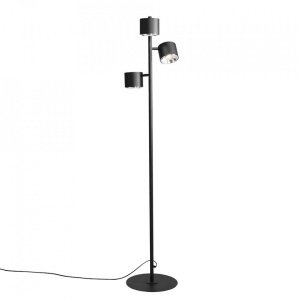 LAMPADAR BOT, 3 BRATE, 165 CM, NEGRU, DIN METAL, STIL MODERN