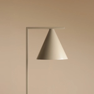 LAMPADAR FORM, 165 CM, BEJ, DIN METAL, STIL MODERN