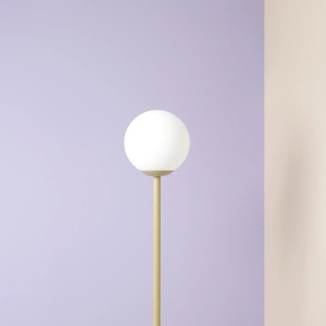 LAMPADAR PINNE, 162 CM, FISTIC, DIN STICLA SI METAL, STIL MODERN