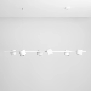 LUSTRA BOT, 6 BRATE, 100 CM, ALBA, DIN METAL, STIL MODERN