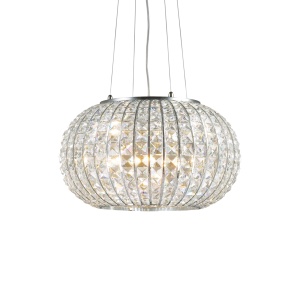 LUSTRA CALYPSO SP5, CROM, DIN CRISTAL, STIL MODERN