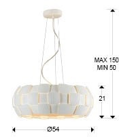 LUSTRA DEOSEBITA QUIOS 124465 DESIGN MODERN SCHULLER - Img 3