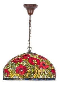 LUSTRA DEOSEBITA TIFFANY, COD Y2012+C1, DIN METAL SI STICLA