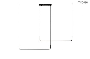 LUSTRA LED EXCLUSIVISTA, SHAPE DUO 120CM, METAL SI LED, DESIGN MODERN