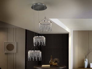 LUSTRA LED SI CRISTAL ANASTASIA 568672 - DESIGN MODERN - SCHULLER