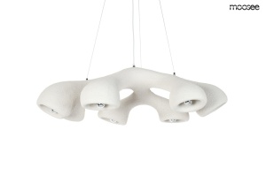 LUSTRA NIDO ALBA, CONFECTIONATA DIN RASINA SI METAL, STIL MODERN