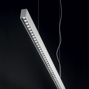 LUSTRA OFFICE SP 3000K, ALB, DIN ALUMINIU, STIL MODERN - Img 3