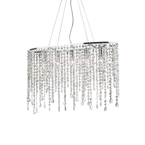 LUSTRA RAIN SP5, CROM, DIN CRISTAL, STIL MODERN