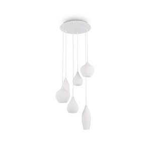 LUSTRA SOFT SP6, ALB, DIN STICLA, STIL MODERN