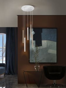 LUSTRA VARAS 373101D, DIN METAL, ACRIL SI OPAL, STIL MODERN, SCHULLER
