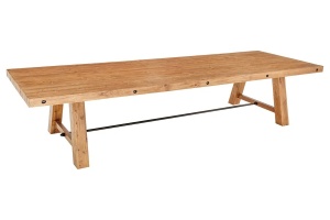 MASA DIN LEMN, FINCA 400CM DIN LEMN DE PIN( SCANDURI), MARO/NATUR, ARTIM GROUP SELECTION - Img 2