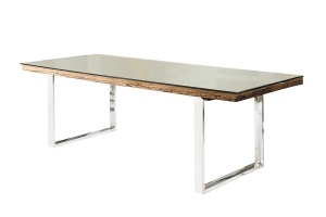 MASA DINING 240CM, BARRACUDA, METAL SI LEMN MASIV RECICLAT, ARTIM GROUP SELECTION - Img 2