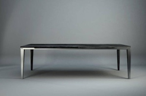 MASA DINING DYLE ESSENCE 001 240x100, DIN METAL SI LEMN MASIV, STIL MODERN B2