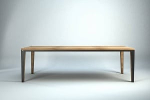 MASA DINING DYLE PURE PROPELLER 240x100, DIN METAL SI LEMN MASIV, STIL MODERN B2