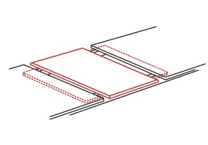 MASA DINING EXTENSIBILA MATTEO, 118(158)X80, STEJAR/ALB MAT, PAL MELAMINAT, STIL MODERN, SIGNAL - Img 6