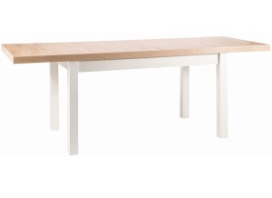 MASA DINING EXTENSIBILA PRESTO, 140(218)X80, STEJAR/ALB, PAL MELAMINAT, STIL MODERN, SIGNAL - Img 4