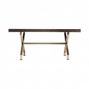 MASA DINING LURE REF. 24949, DIN METAL SI LEMN DE MANGO, STIL VINTAGE, VIC - Img 2