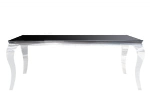 MASA ELEGANTA DE LUX, STIL BAROC 180CM, DIN STICLA SI PICIOARE DIN METAL, ARTIM GROUP SELECTION - Img 5