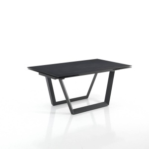 MASA ELEGANTA EXTENSIBILA 160/240CM, RAUL 2, COD 555, STIL MODERN, REALIZATA DIN METAL SI CERAMICA - Img 3