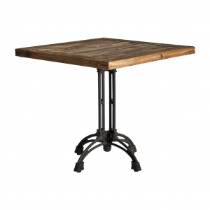 MASUTA DE BAR BUCKIE REF. 25032, DIN LEMN MASIV DE ULM SI METAL, STIL VINTAGE, VIC