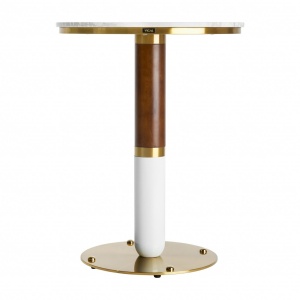 MASUTA DE BAR FERLACH REF. 28444, DIN LEMN MASIV DE NUC SI METAL, STIL MODERN, VIC