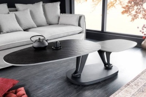 MASUTA DE CAFEA 160CM COD 44235, MOVEMENT, CERAMICA SI METAL, DESIGN INDUSTRIAL - Img 3