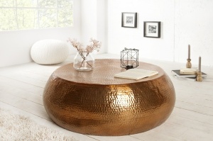 MASUTA DE CAFEA 80CM, ORIENT, CUPRU, DESIGN MODERN