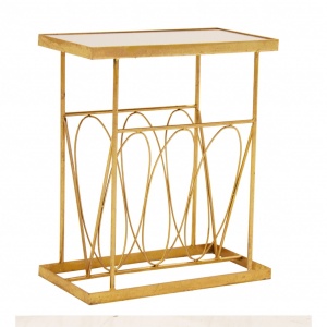 MASUTA DE CAFEA REVISTERO DAMME REF. 22632, DIN METAL SI OGLINDA, STIL MODERN, VIC - Img 2