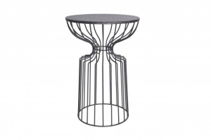 MASUTA DE CAFEA, VARIATION 50CM, METAL SI STICLA SECURIZATA, COD 43508, DESIGN MODERN