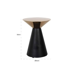 MASUTA DE CAFEA VECTOR 40 AURIU/NEGRU, DIN OTEL INOXIDABIL, STIL MODERN, B2 - Img 3
