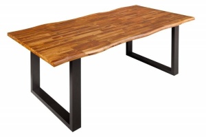 MASUTA DE SUFRAGERIE 200CM, DIN LEMN MASIV DE SALCAM SI METAL, ARTIM GROUP SELECTION