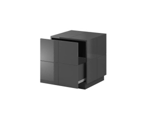NOPTIERA, CAMA-REJA-NIGHT CABINET-BI/BI, DIN PLACI LAMINATE SI MDF DIVERSE NUANTE, DESIGN MODERN - Img 3