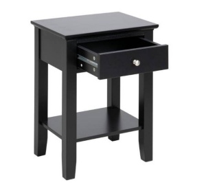 NOPTIERA LINNEA, NEAGRA, DIN MDF, STIL CLASIC B2 - Img 3
