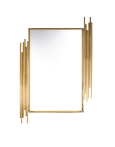 OGLINDA 120CM, AURIU, DIN METAL, INOX SI OGLINDA, MODEL DEOSEBIT