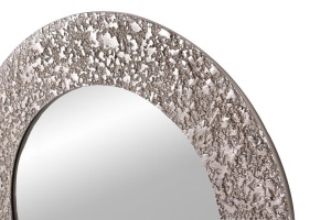 OGLINDA ROTUNDA 16977, DIN METAL SI STICLA, STIL VINTAGE G&C - Img 2