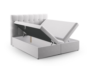 PAT BOXSPRING 180X200CM, CU LADA DEPOZITARE, DIN CATIFEA, DIVERSE NUANTE, ARTIM GROUP SELECTION - Img 6