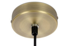 PENDUL GLOBE 20, AURIU/ALB, DIN METAL SI ACRIL, STIL MODERN - Img 5